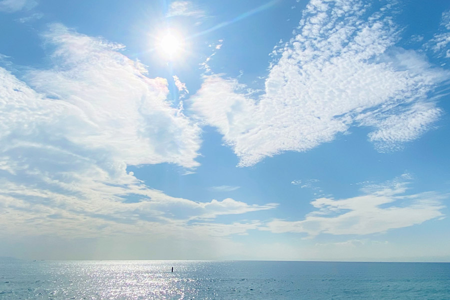 空と海の風景